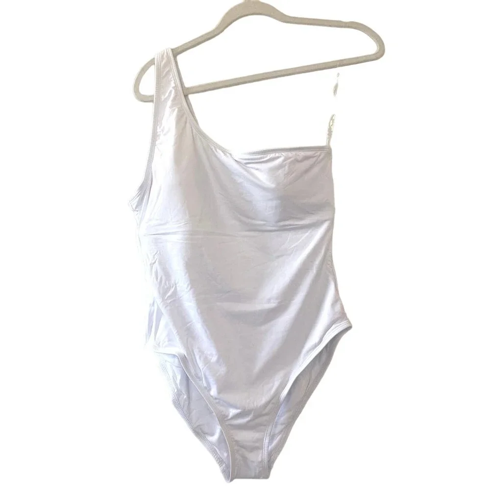NWT Andie Swim The Nantucket One Piece Swimsuit White Size XL - Picture 2 of 6